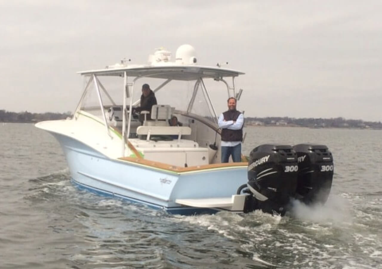 Featured Custom Boats OBX 34 XP Fully Composite Sportfishing Boat